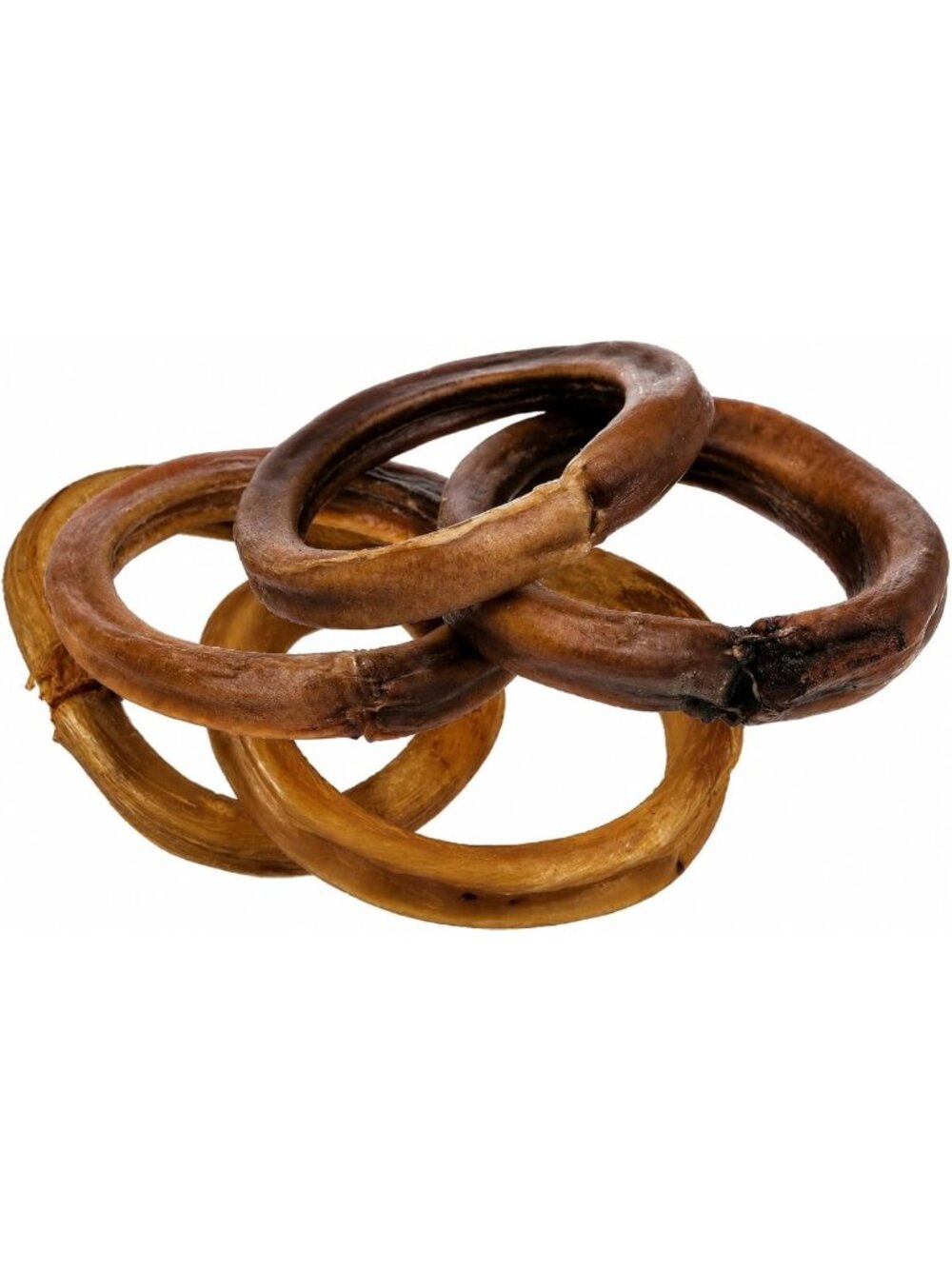 Premium All-Natural Bully Stick Rings for Dogs - 10 Pack, Grain-Free Chew Treats